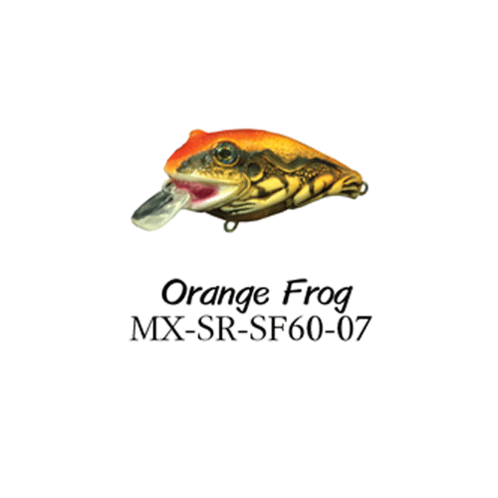 MIMIX เหยื่อ - รุ่น SCUBA FROX - ORANGE  FROG ( MX-SR-SF60-07 )