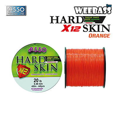 ASSO สายเอ็น - รุ่น HARD SKIN X12 (ORANGE)