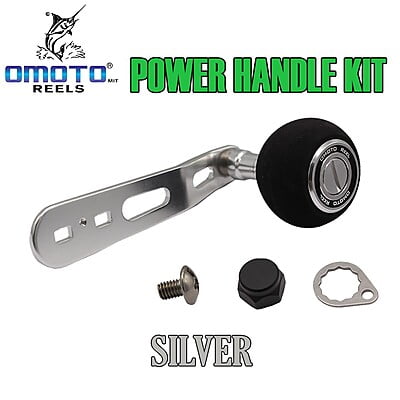 OMOTO แขนหมุน - รุ่น HANDLE , SHIMANO ( SILVER )