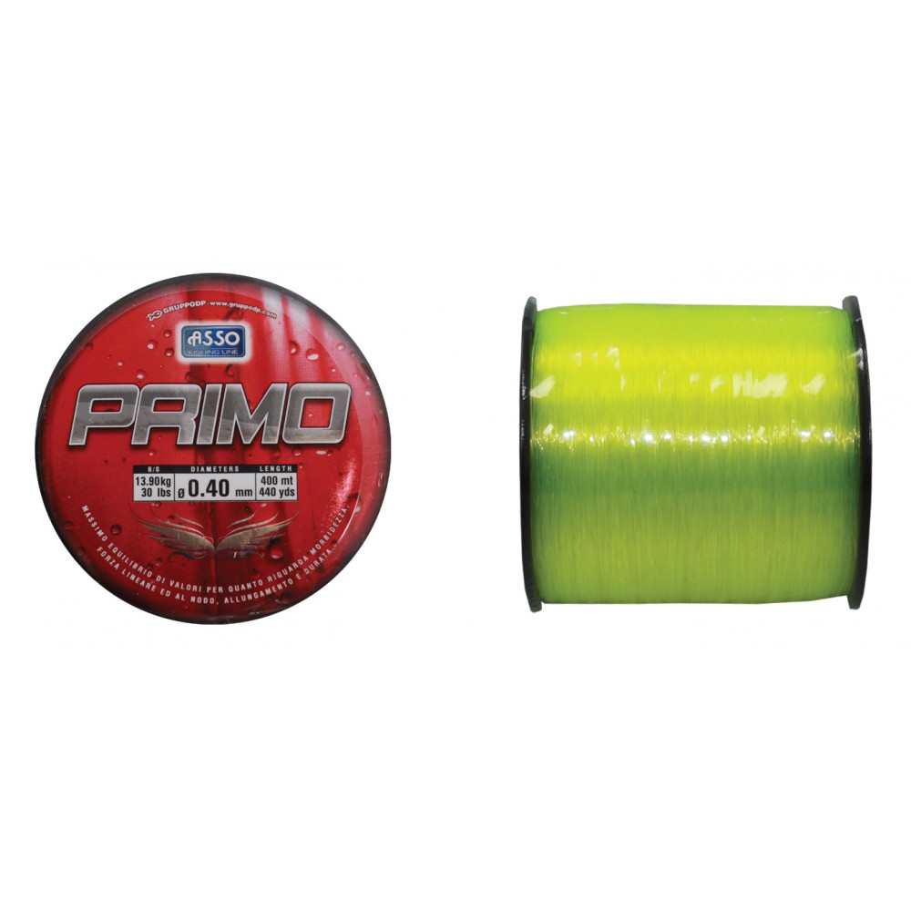 ASSO สายเอ็น - รุ่น PRIMO 1/8LB 0.30MM  FY ( 20LB ) (1 SPL)