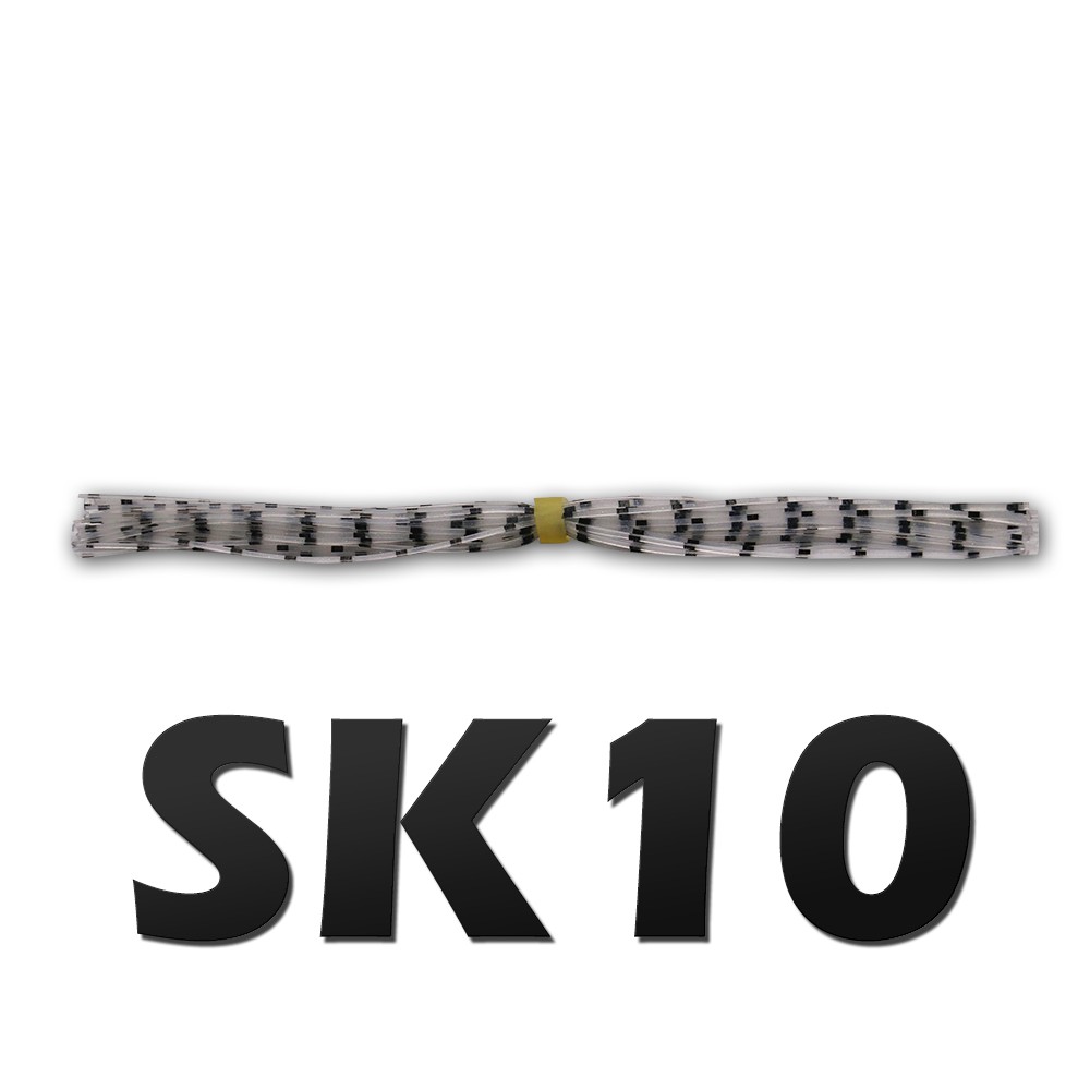 WEEBASS พู่ยาง - BX พู่ยางซิลิโคน รหัสสี SK10 , (100PCS)
