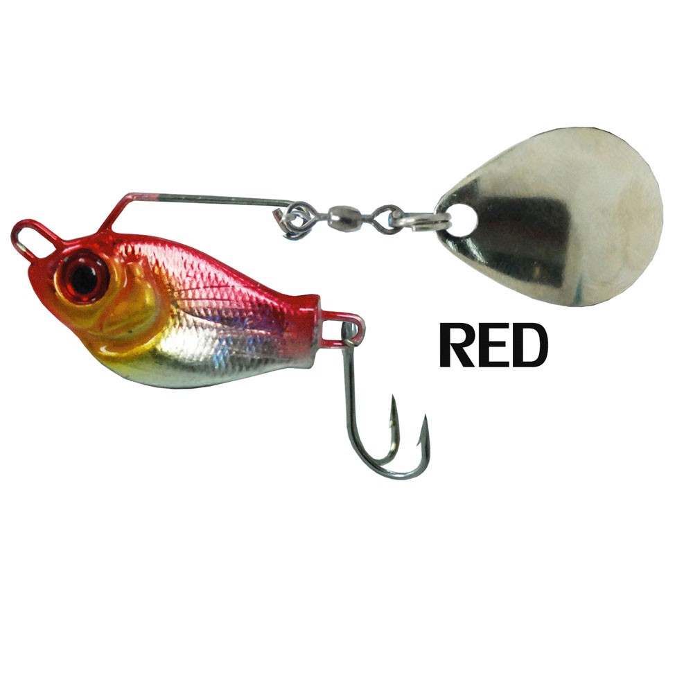WEEBASS เหยื่อ - รุ่น PLANIN SPINNER BAIT - ใบกลม 12g. (RED)