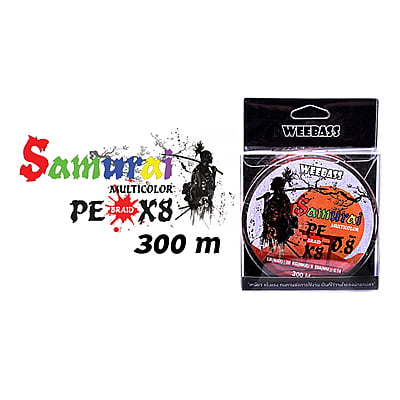 WEEBASS สายเอ็น - รุ่น SAMURAI X8 300M (MULTI) (1 SPL)