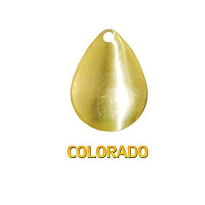 WEEBASS ใบสปิน - รุ่น BX COLORADO BLADES GOLD 93801 (100PCS) (ใบกลม)
