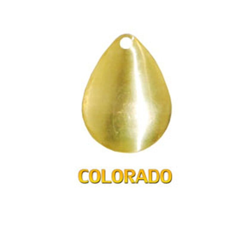 WEEBASS ใบสปิน - รุ่น BX COLORADO BLADES GOLD 93801 (100PCS) (ใบกลม)