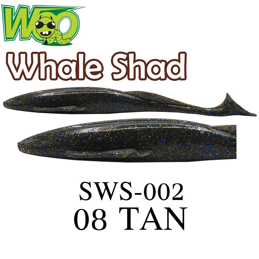 WOO เหยื่อหนอนยาง - รุ่น SWS-002 ( 08 TAN )