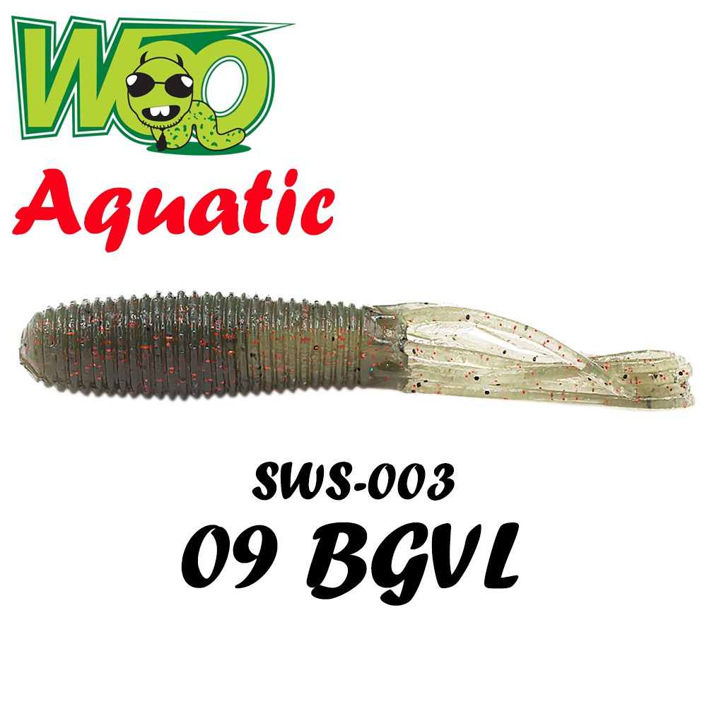 WOO เหยื่อหนอนยาง - รุ่น SWS-003 ( 09 BGVL )
