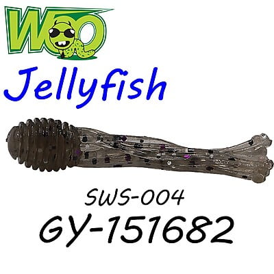 WOO เหยื่อหนอนยาง - รุ่น SWS-004 GY-151682