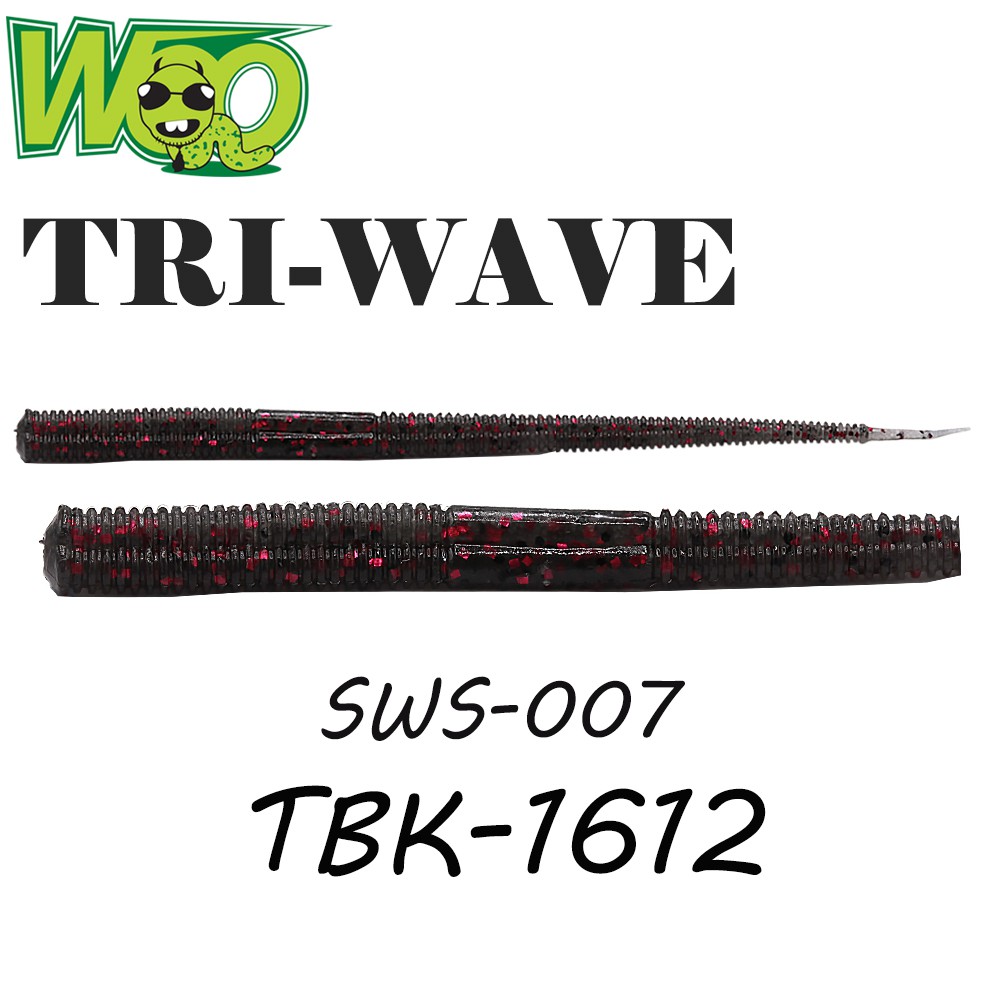 WOO เหยื่อหนอนยาง - รุ่น SWS-007 TBK-1612