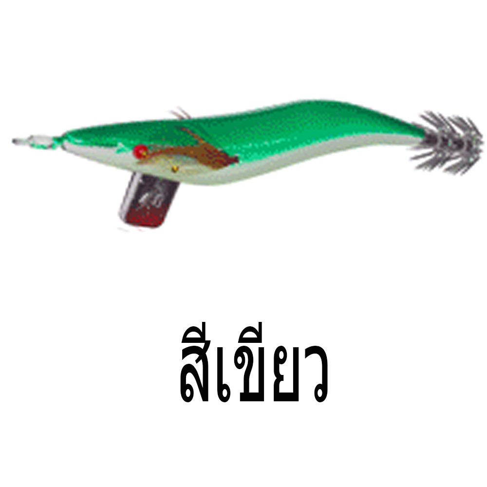 WEEBASS เหยื่อตกปลาหมึก - รุ่น FCL SYQ 1001-4.0, สีเขียว (G)