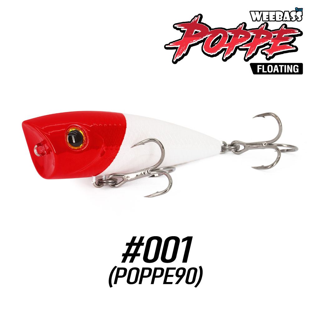 WEEBASS LURE (เหยื่อปลั๊ก) - รุ่น POPPE90 FLOATING 90mm/22g (001)