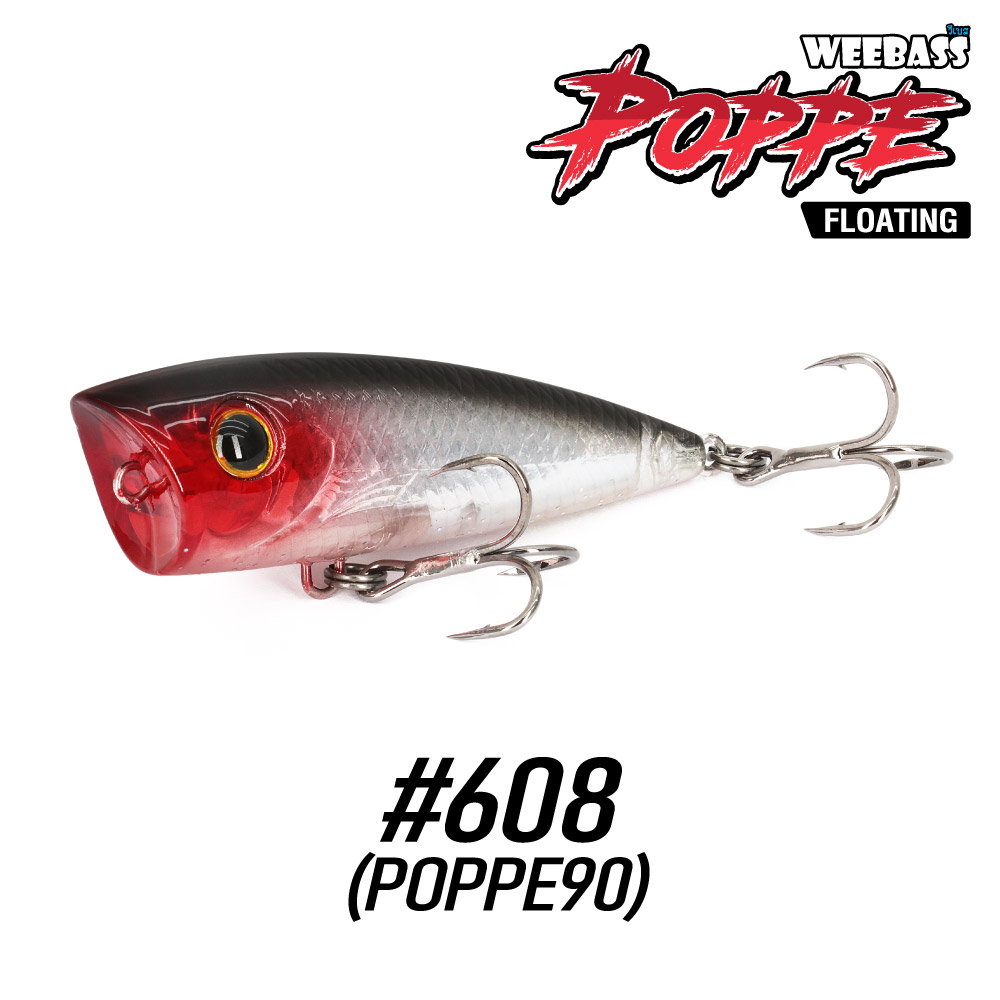 WEEBASS LURE (เหยื่อปลั๊ก) - รุ่น POPPE90 FLOATING 90mm/22g (608)