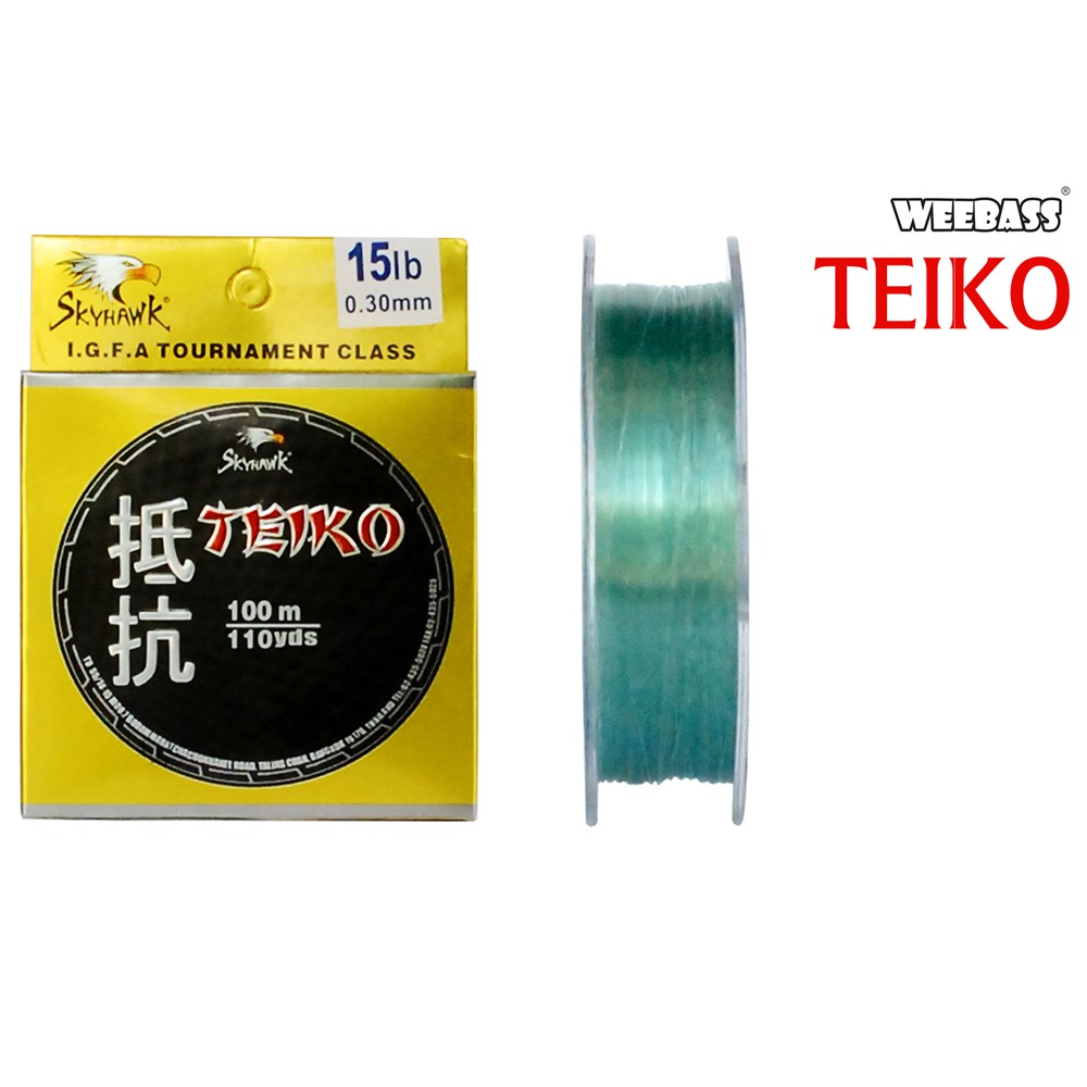 SKYHAWK สายเอ็น - รุ่น TEIKO 0.24MM  08LB ( กล่องทอง ) (1 SPL)