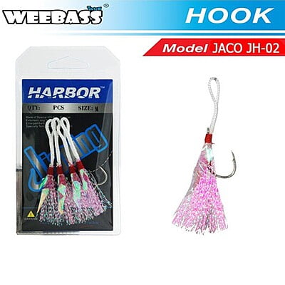 HARBOR ตาเบ็ด - รุ่น JACO ASSIST HOOK JH-02 (4pcs)