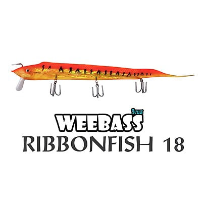 WEEBASS เหยื่อปลายาง - รุ่น RIBBONFISH 18