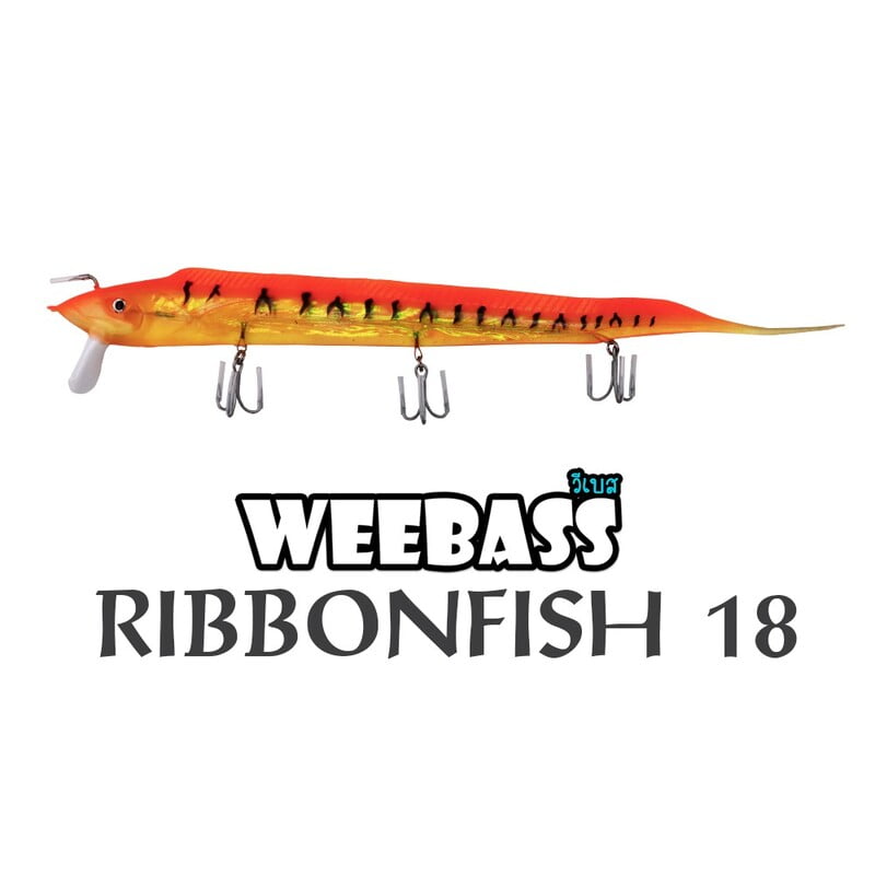 WEEBASS เหยื่อปลายาง - รุ่น RIBBONFISH 18
